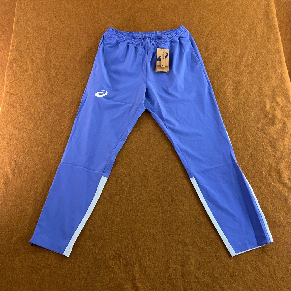 Asics Mens Medium Blue Athletic Tennis Match Pant NWT
